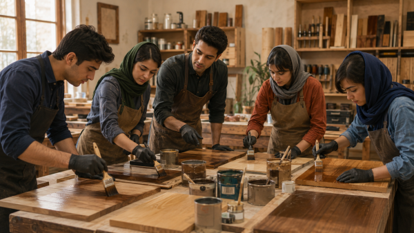 دوره آموزشی رنگ کار ماهر